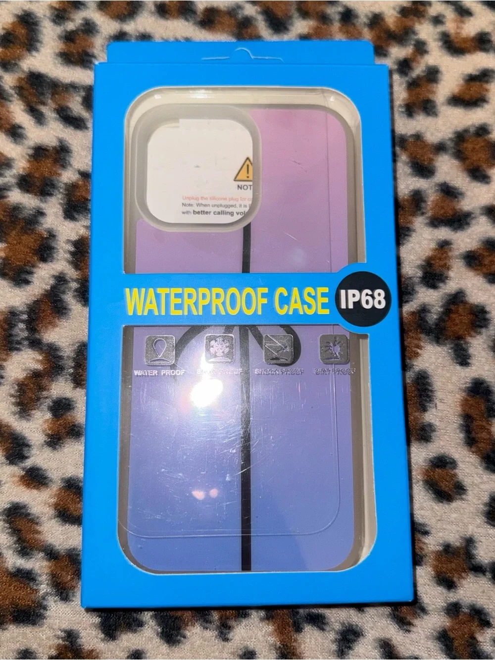 Pink, Purple & Blue Ombré Bow iPhone 16 Max Phone Case Like New